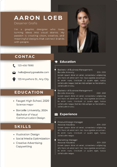 Professional CV Sample 3
